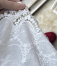 浪莎白色蕾絲屁簾半身裙春秋新款疊穿百搭藏肉顯瘦遮屁股短打底裙女 曬單實(shí)拍圖