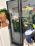 頂邦（DINGBANG) 鮮花保鮮柜 花店商用大容量風(fēng)冷鮮花保鮮冰箱冰柜冷柜冷藏柜水果飲料鮮花展示柜 【玻璃加熱除霧款】平層款雙門(mén)黑色（免倒水) 曬單實(shí)拍圖