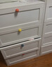 森居象鋼制五斗柜現代簡(jiǎn)約鐵藝儲物柜收納柜抽屜柜奶油風(fēng)落地多層抽屜柜 白色二斗柜-寬60cm-方壓型 送貨上門(mén)包安裝 曬單實(shí)拍圖