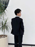 羅蒙兒童西裝套裝帥氣男童禮服鋼琴六一演出服中大童小男孩西服外套秋 西服+長褲+領帶 150 曬單實拍圖