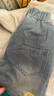 咔咔熊貓嬰兒衣服男童牛仔褲春秋褲子新款女寶寶秋冬裝長(cháng)褲兒童休閑褲 曬單實(shí)拍圖
