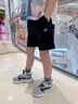 安踏（ANTA）兒童男童短褲五分褲2026春季新款青少年戶(hù)外運動(dòng)休閑寬松褲子 -1基礎黑 160 cm 曬單實(shí)拍圖