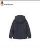 暇步士（Hush Puppies）童裝女大童連帽風(fēng)衣春秋季兒童運動(dòng)可收腰外套 藏藍   160    曬單實(shí)拍圖