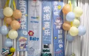 演繹 兒童生日場(chǎng)景布置裝飾橫幅條幅男孩周歲生日快樂(lè )派對氣球掛布 曬單實(shí)拍圖