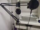 鐵三角（Audio-technica）AT2020電容麥克風(fēng)有聲書(shū)錄音專(zhuān)業(yè)設備直播配音套裝喜馬拉雅主播全套錄歌聲卡手機電腦唱歌話(huà)筒 AT2020懸臂支架款【送2個(gè)精調效果】 曬單實(shí)拍圖