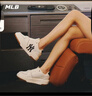 MLB官方休閑板鞋男女款厚底增高鞋運動(dòng)鞋子 3ASXCA12N-50IVS 250 曬單實(shí)拍圖