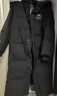 鴨鴨（YAYA）王一博同款冰殼系列戶(hù)外極寒羽絨服男士新款長(cháng)款情侶加厚女外套 青光黑色 3XL /190(建議195-215斤) 曬單實(shí)拍圖