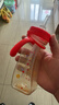 M&M吸管杯兒童喝奶杯防漏吸管奶瓶1-3歲-6歲進(jìn)口PPSU耐摔學(xué)飲奶瓶 萌虎款 240ml +直飲嘴 曬單實(shí)拍圖