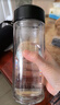 富光拾喜雙層玻璃杯男女商務(wù)防燙茶杯商務(wù)車(chē)載大容量辦公杯子800ml本色 曬單實(shí)拍圖