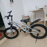 飛鴿兒童自行車(chē)男女寶寶腳踏車(chē)3-8-12歲兒童山地車(chē)14-18-22寸小孩單車(chē) 月光銀 輻條輪 避震前叉 運動(dòng)版+閃光輔助輪+側支撐 18寸【適合身高120-145厘米】 曬單實(shí)拍圖