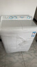 海爾（Haier）半自動(dòng)雙桶洗衣機 10KG 雙電機雙缸 家電國家補貼以舊換新京東自營(yíng) XPB100-81D2 曬單實(shí)拍圖