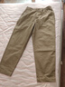 卡特新品男士舒適都市質(zhì)感收腳復古工裝長(cháng)褲 深卡其色 XL 曬單實(shí)拍圖