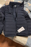 波司登（BOSIDENG）短款羽絨服男款90絨商場(chǎng)熱賣(mài)同款立領(lǐng)排骨條羽絨服B250131005 中山青5870-25 L 180/100A 體重約140-155斤 曬單實(shí)拍圖