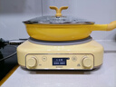 北鼎（Buydeem）電磁爐 多功能一體電磁爐鍋 電磁爐家用大功率電磁爐火鍋 湯鍋琺瑯鍋免火炒菜 限時(shí)補貼 【三件套|黃】電磁爐+30cm炒鍋+26cm煎鍋 曬單實(shí)拍圖