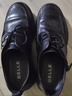百麗通勤商務(wù)皮鞋男牛皮褶皺增高休閑鞋A1373AM4 黑色-單里 40 曬單實(shí)拍圖