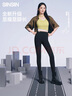 SIINSIIN【楊冪同款】6.0Air鯊魚(yú)褲春秋女外穿高腰收腹打底顯瘦高彈瑜伽褲 曬單實(shí)拍圖