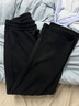 凡客誠品（VANCL）秋冬季休閑直筒運動(dòng)男士百搭長(cháng)褲男裝 黑色 XL （建議125-135斤） 曬單實(shí)拍圖