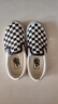 VANS范斯童鞋官方 Slip-On棋盤(pán)格親子款舒適一腳蹬中大童帆布鞋 黑白棋盤(pán)格 28碼 實(shí)測內長(cháng)17.5cm 曬單實(shí)拍圖