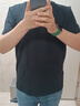 蕉下（beneunder）短袖T恤男士棉感寬松休閑透氣耐洗夏季男裝CT006漫暮黑L 曬單實(shí)拍圖