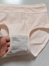 雅鹿4條內褲女士純棉中高腰A類(lèi)棉10A抑菌襠女士?jì)妊澊蟠a胖mm200斤XL 曬單實(shí)拍圖