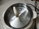 九陽(yáng)電餅鐺0涂層家用電火鍋304不銹鋼多功能鍋烙餅鍋三明治機 煎烤烙涮煮一體烤肉鍋 5L/30cm大烤盤(pán) 曬單實(shí)拍圖