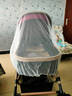 首力嬰兒車(chē)蚊帳全罩式通用寶寶推車(chē)防蚊罩兒童嬰幼兒傘車(chē)加大加密網(wǎng)紗 【白色】全罩式通用丨加密加大丨送收納袋 推車(chē)涼席 曬單實(shí)拍圖