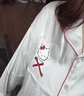 果殼（Gukoo）睡衣女春秋款迪士尼瑪麗貓聯(lián)名簡(jiǎn)約翻領(lǐng)女士家居服 瑪麗貓套裝 S 曬單實(shí)拍圖