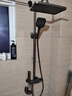 萬(wàn)和（Vanward）淋浴花灑套裝精銅衛浴花灑全套增壓花灑噴頭浴室淋浴器送安裝041Q 曬單實(shí)拍圖