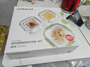 樂(lè )扣樂(lè )扣（LOCK&LOCK）廚房玻璃飯盒套裝玻璃便當盒可微波綠色3件套300ML*2+500ML*1 曬單實(shí)拍圖