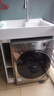 海爾蜂窩鋁洗衣柜小戶(hù)型陽(yáng)臺洗衣機伴侶一體組合洗手池H-4908 80CM-70%小戶(hù)型選擇蜂窩鋁 曬單實(shí)拍圖