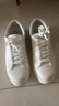 金利來(lái)（Goldlion）男鞋休閑鞋簡(jiǎn)潔大方緩震舒適板鞋G522430759BBB白色41 曬單實(shí)拍圖