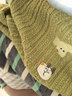 巴拉巴拉寶寶童裝馬甲嬰兒男童秋冬裝針織背心坎肩造型門(mén)襟時(shí)尚萌 黃綠A41714 80 曬單實(shí)拍圖