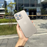 圖璐璐【自帶鏡頭膜】適用蘋(píng)果16/15promax手機殼iphone17promax全包防摔13PM超薄14磨砂新款散熱保護套 【鈦原色】超薄-散熱-防指紋 蘋(píng)果15promax【自帶鏡頭膜】 曬單實(shí)拍圖