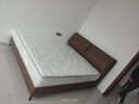 喜臨門(mén)皮藝雙人床主臥真皮大床復古風(fēng)臥室婚床家具緩緩pro[床架] 中古咖+白騎士plus床墊 1.8*2米 曬單實(shí)拍圖