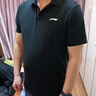 安踏速干polo衫男2026夏季新款男士冰絲T恤短袖高端男裝半袖運動(dòng)衣服 黑色（冰絲速干/三紐扣） S /165(90-100斤） 曬單實(shí)拍圖