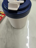 304不銹鋼隨手杯迷你小巧保溫杯三層牛奶水杯帶蓋咖啡杯 藍色 曬單實(shí)拍圖
