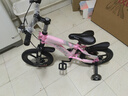 鳳凰（Phoenix）兒童自行車(chē)男女寶寶腳踏車(chē)3-8-12歲兒童山地車(chē)14-18-22寸小孩單車(chē) 極氪一體輪+ 迷人粉+ 悍馬輔助輪 14寸適合身高（95-120cm） 曬單實(shí)拍圖