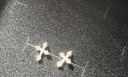 個(gè)性潮流十字架耳釘s999純銀韓版迷你耳環(huán)時(shí)尚百搭足銀耳飾養耳洞 十字架耳釘一對【通體999足銀】 曬單實(shí)拍圖