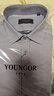 雅戈爾（YOUNGOR）長(cháng)袖襯衫男秋冬男士保暖襯衫復合混紡保暖內膽溫暖舒適2色 灰色格子VLBN119704DBY 41 曬單實(shí)拍圖