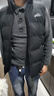 回力棉馬甲男秋冬季保暖加厚外穿男士立領(lǐng)坎肩休閑棉服男裝黑色XL 曬單實(shí)拍圖