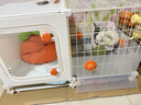 王多喵兔籠子減少?lài)娔蛲鉃R廁所一體家用大號室內帶臥室荷蘭豬豚鼠籠子 中號-雙開(kāi)門(mén)+少?lài)娔驀鷵?70*35*42 曬單實(shí)拍圖