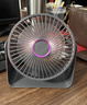 電風(fēng)扇小風(fēng)扇臺式桌面風(fēng)扇循環(huán)扇空調扇迷你便攜戶(hù)外風(fēng)扇靜音散熱風(fēng)扇小型大風(fēng)力usb插電宿舍必備 灰紫色 曬單實(shí)拍圖