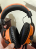 達爾優(yōu)（DAREU）A3游戲耳機頭戴式四模藍牙有線(xiàn)無(wú)線(xiàn)耳機三角洲行動(dòng)電競電腦耳機fps吃雞聽(tīng)聲辯位7.1聲道 黑橙色 曬單實(shí)拍圖