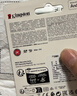 金士頓（Kingston）128GB TF（MicroSD）存儲卡 內存卡U3 V30 A2 4K適配大疆Pocket 3/Action 6/Nano/無(wú)人機/運動(dòng)相機 曬單實(shí)拍圖