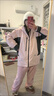 波司登（BOSIDENG）三合一鵝絨沖鋒衣羽絨服男女同款防風(fēng)防水外套 蘇梅粉1617 160/84A 曬單實(shí)拍圖
