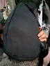 途尊包包女新款胸前斜挎包女女士胸前斜挎包洋氣旅行個(gè)性小包背包女 黑色 曬單實(shí)拍圖