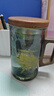 耐高溫茶水分離杯玻璃茶杯胡桃把手觀(guān)山杯家用水杯商務(wù)杯辦公杯 【灰色】木把觀(guān)山泡茶杯450ml 曬單實(shí)拍圖