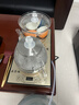益茶福全自動(dòng)上水電熱水壺底部上水嵌入式茶臺功夫茶燒水壺飲水燒水一體機抽水玻璃煮茶壺保溫泡茶壺 SQ-008金色玻璃套裝 1L 曬單實(shí)拍圖
