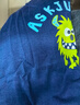 ASK JUNIOR【假兩件】?jì)和L(cháng)袖T恤26春中大童怪獸圖案小童打底衫男童上衣 曬單實(shí)拍圖
