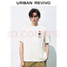 UR2026夏季新款男裝時(shí)尚趣味印花圓領(lǐng)基礎款短袖T恤UMM460027+ 本白 M 曬單實(shí)拍圖